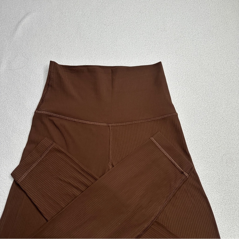 Lululemon Align Ribbed High-Rise Pant 25"•Java🤎 - Picture 6 of 11
